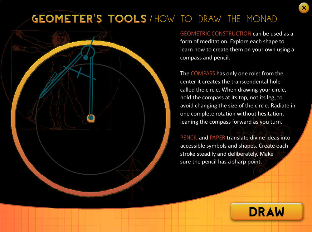 Sacred Geometry: How to Draw Monad