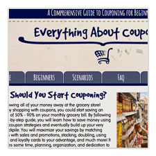 Everything About Couponing tutorial website