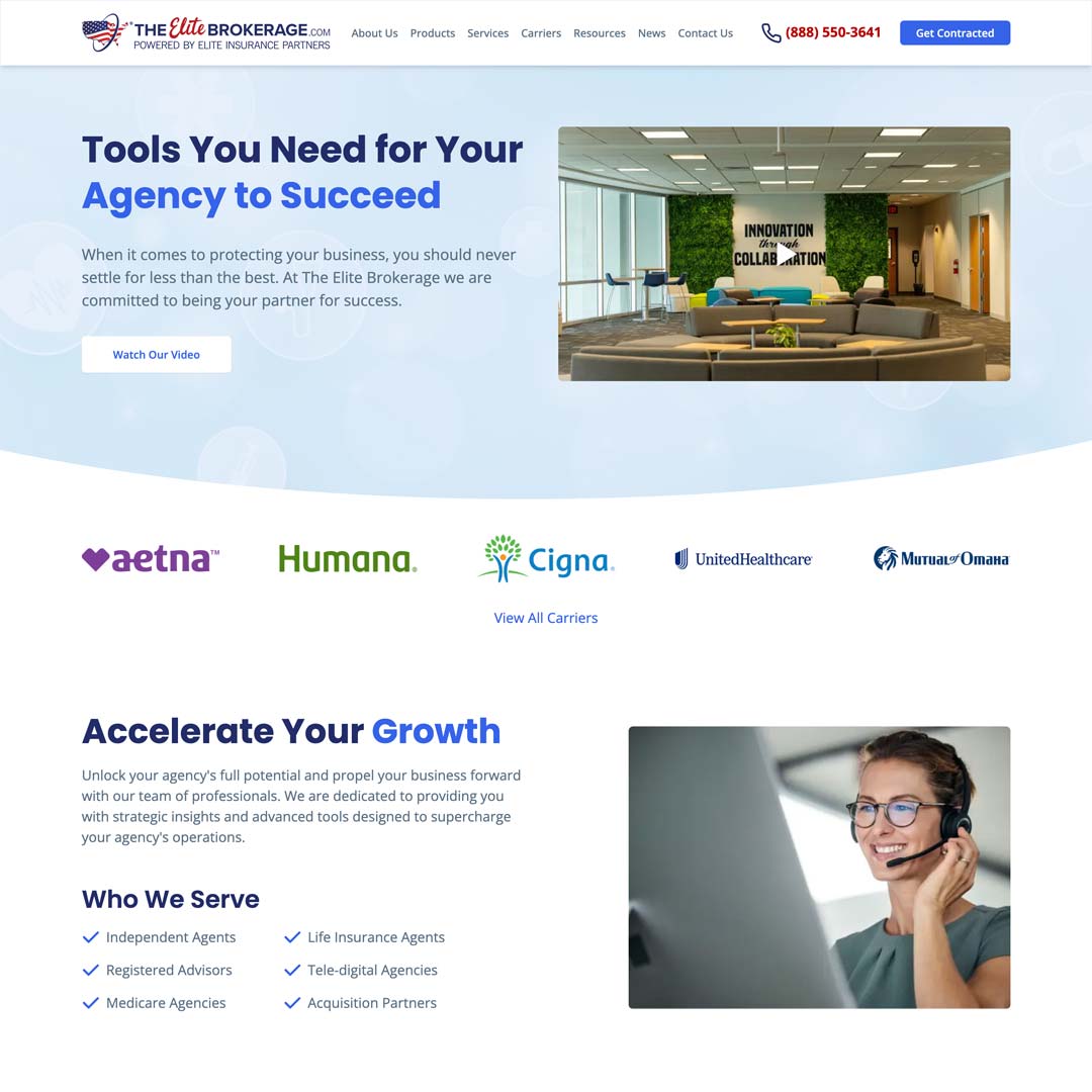 The Elite Brokerage UI Designs